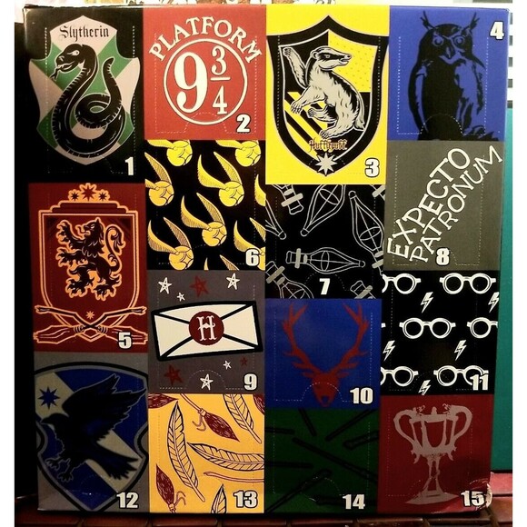 Harry Potter 15 Days of Socks Men's Size 6-12 7 Crew Socks 8 Low-cut Socks - Picture 2 of 4